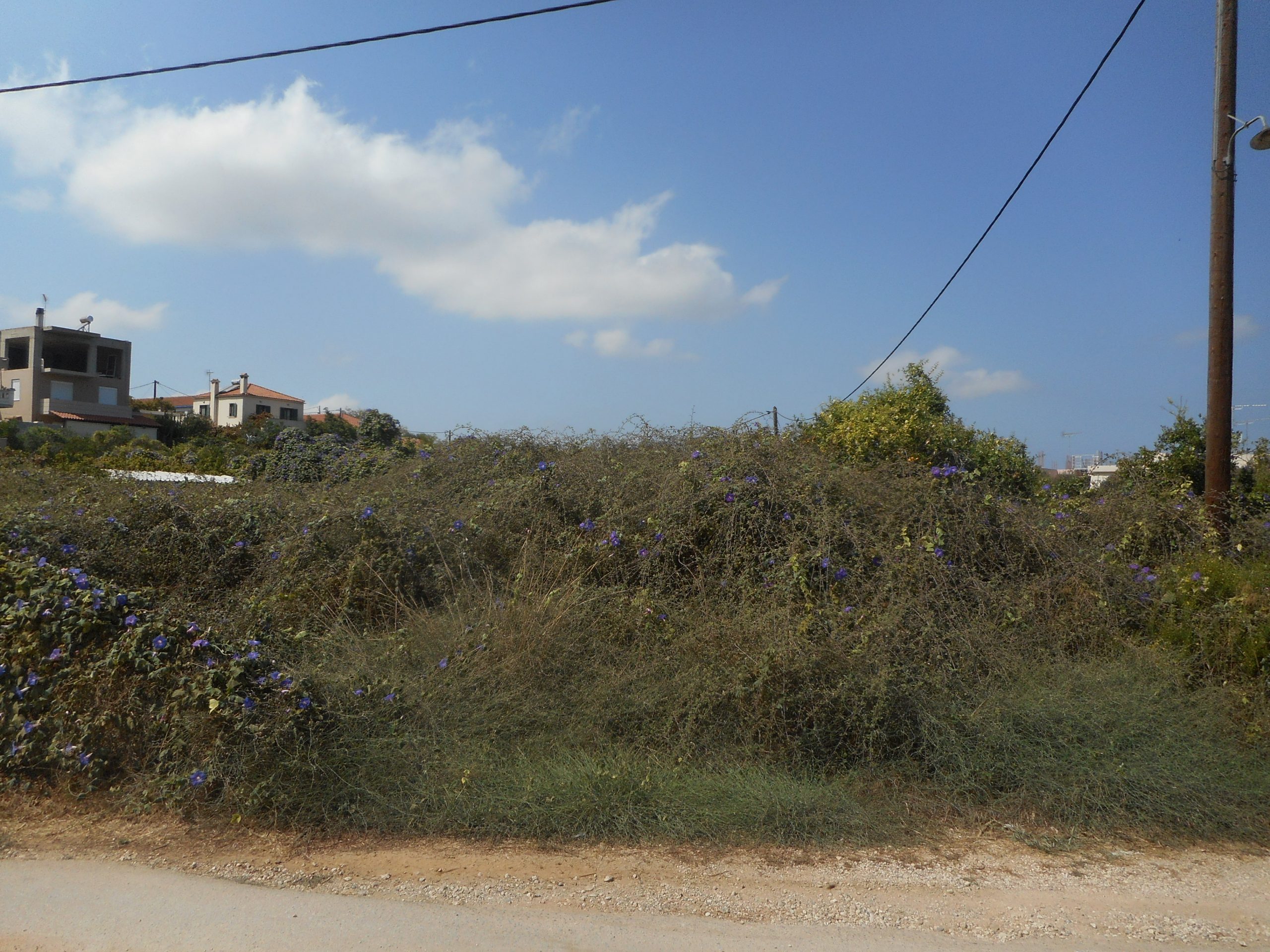 Corner plot of 560 sq.m. for sale in Chania-Varypetro, builds 200 sq.m. for a house.